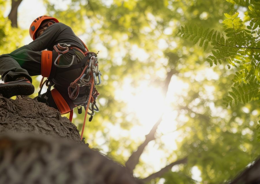 Tree removal work by RJS Tree Service in Chichester, NH