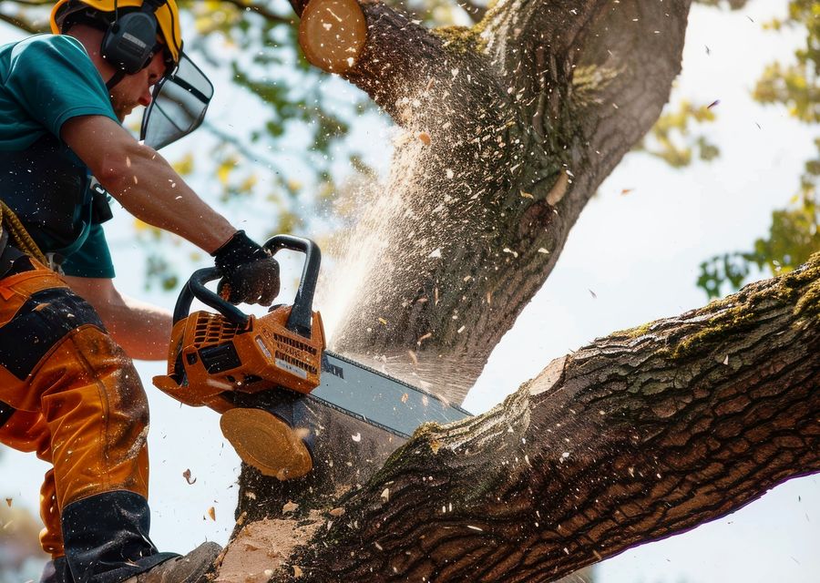 Tree removal work by Rath Arborist Services LLC in Wilmette, IL