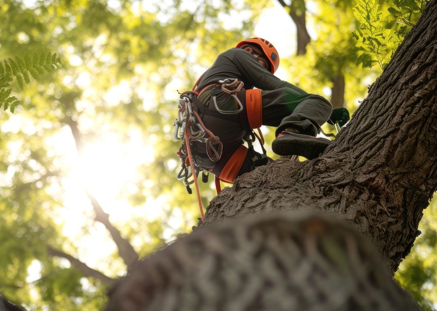 Tree removal work by Big Timber Tree Service LLC in Lincolnshire, IL