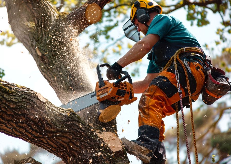 Tree removal work by Mountain Tree Service LLC in North Hampton, NH