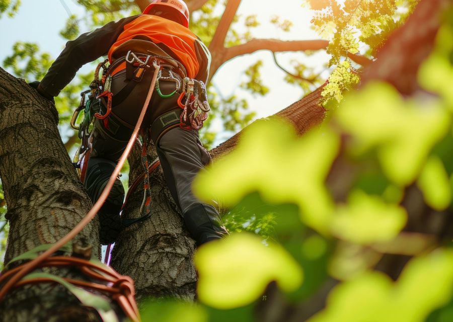 Tree removal work by The Tree Service Co in Horsham, PA