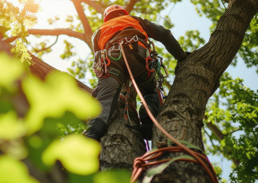 Tree removal work by Family Landscape and Tree Service in Roswell, GA