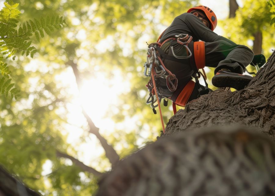Tree removal work by Moran Tree Service in Westchester, IL