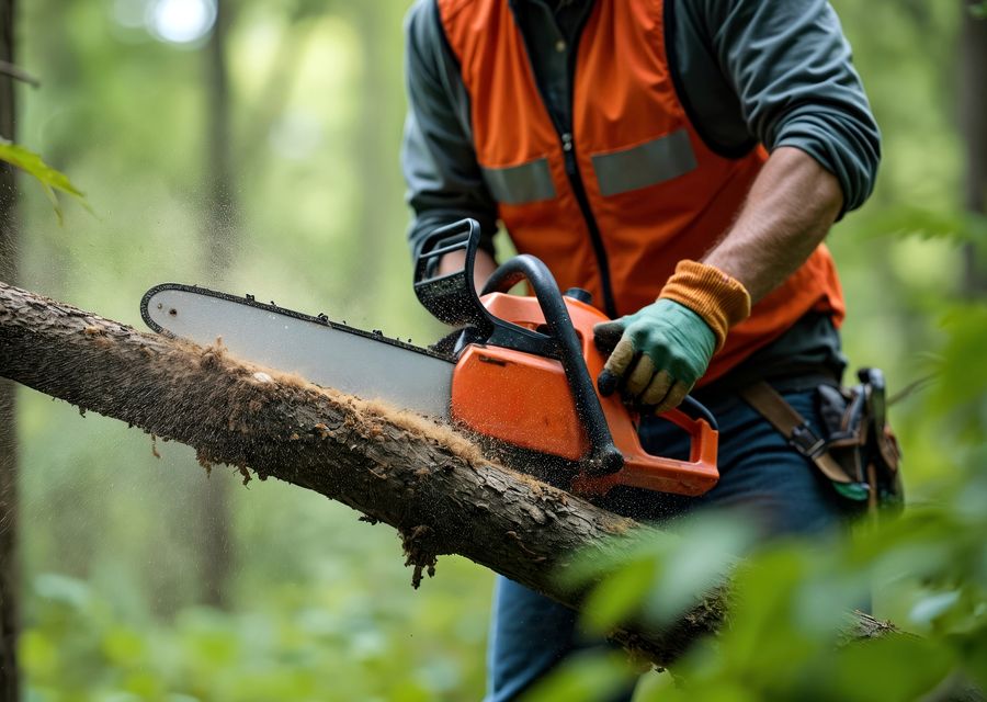 Tree removal work by Sunburst Tree Experts Inc. in Clarendon Hills, IL