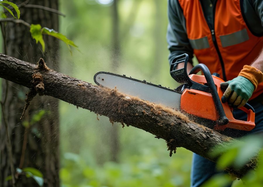 Tree removal work by Rod's Tree Services LLC in Ossipee, NH