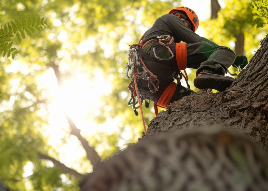 Tree removal work by Lamb's Tree & Plant Healthcare in Arlington Heights, IL