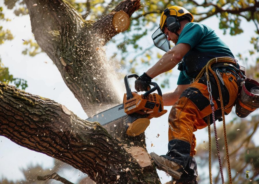 Tree removal work by Touch of Class Tree Service Inc. in Spicewood, TX