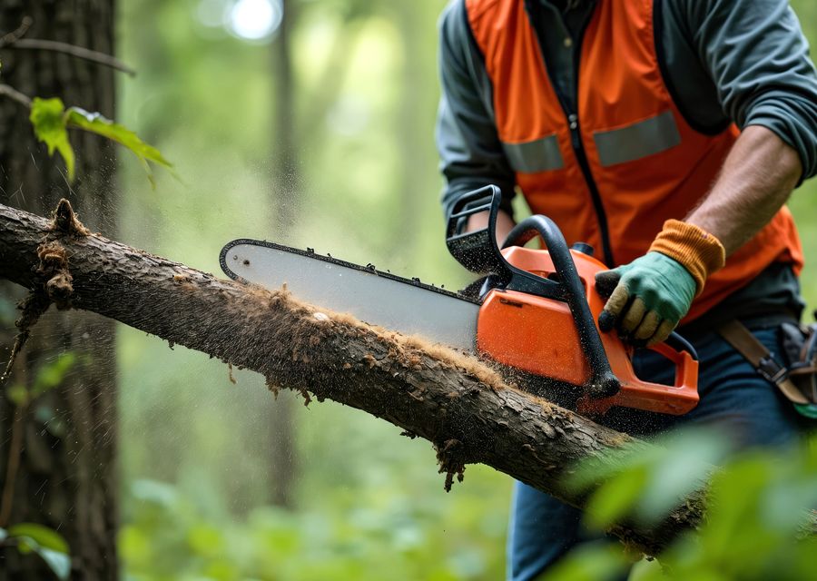 Tree removal work by Neal's Tree Service Inc in Elgin, IL