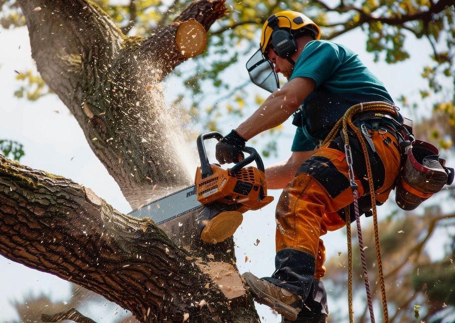 Tree removal work by C. S. Tree Service in Douglass, PA