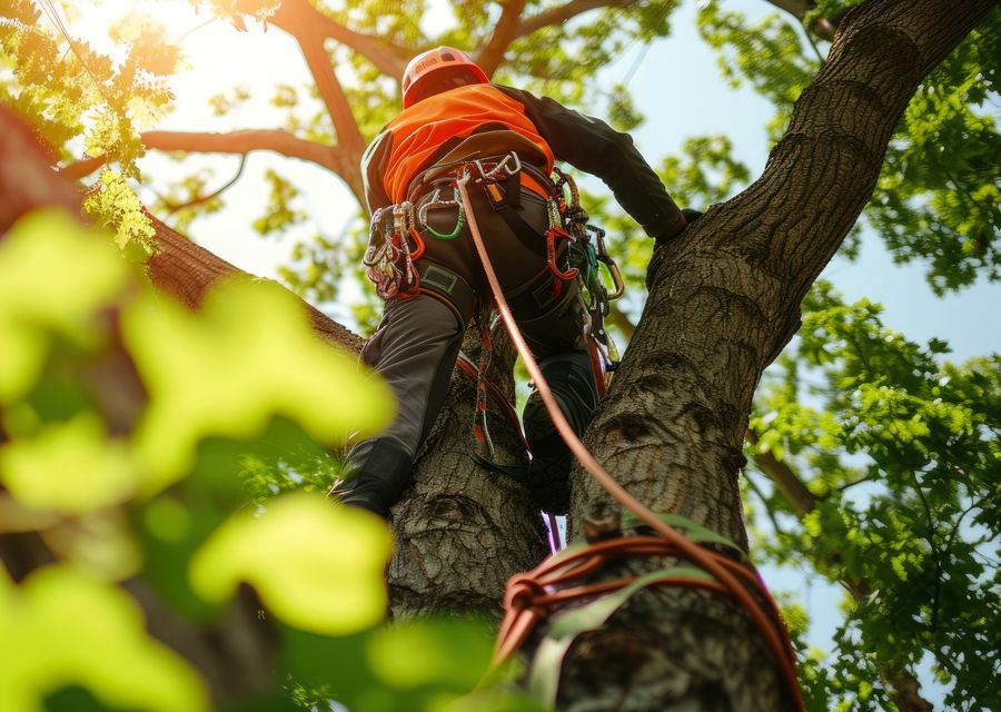 Tree removal work by Aiken's Tree Service LLC in Schiller Park, IL