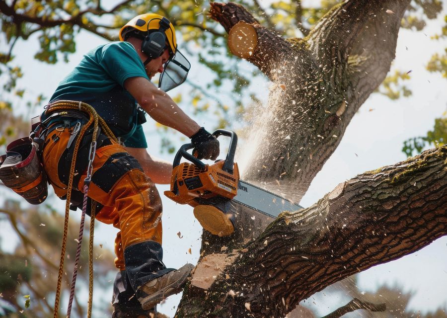 Tree removal work by Toms Tree Service in Whitemarsh, PA