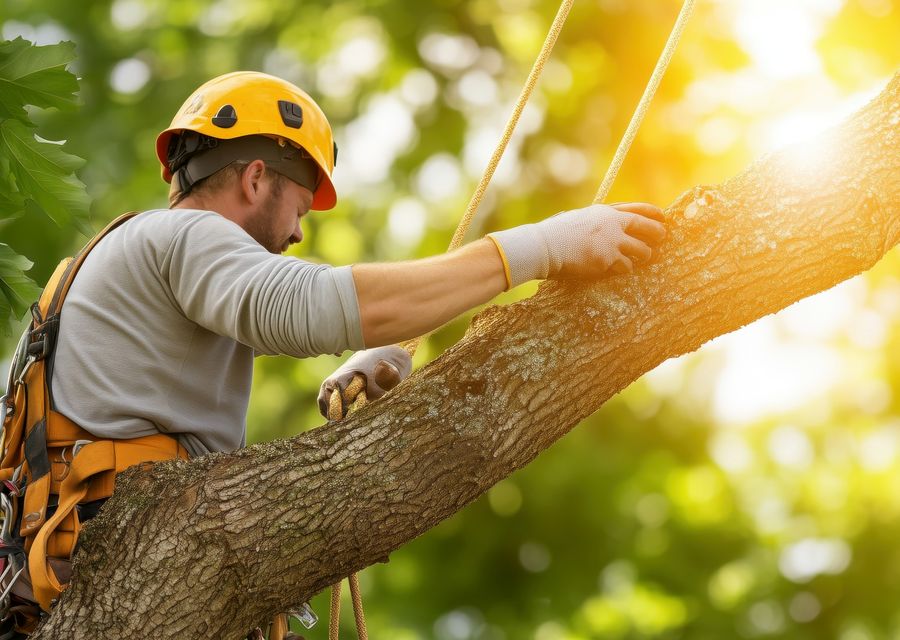 Tree removal work by Castro's Tree and Lawncare Services Corp in Deltona, FL
