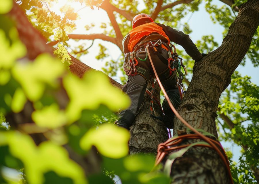 Tree removal work by Academy Arborist in North Huntingdon, PA
