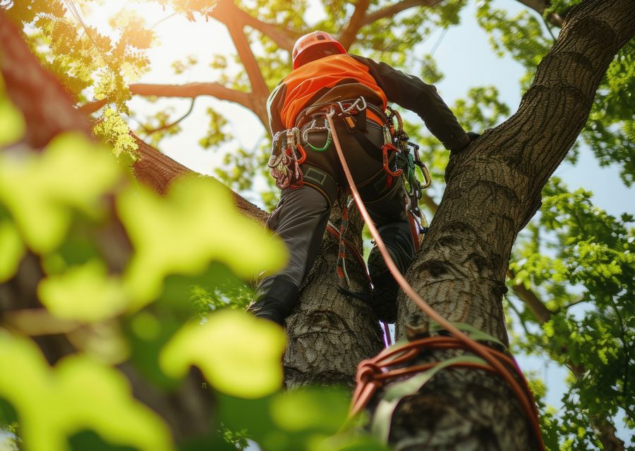 Tree trimming and pruning by Paul's Tree Service in Dover, NH