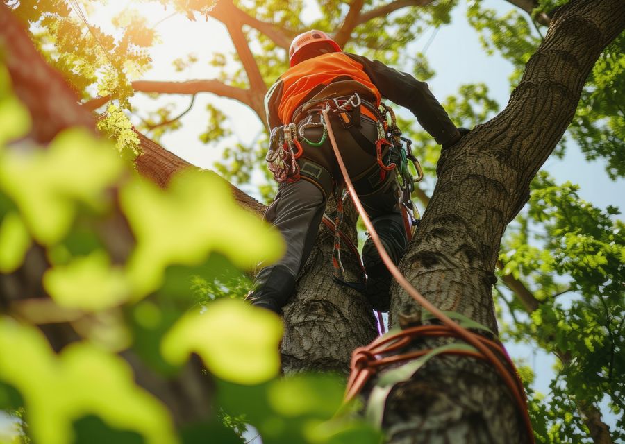 Tree trimming and pruning by Joe's Complete Tree Service in Calumet City, IL