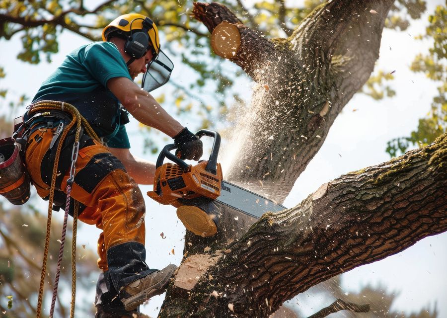 Tree trimming and pruning by Guardian Tree Solutions in Hatfield, PA