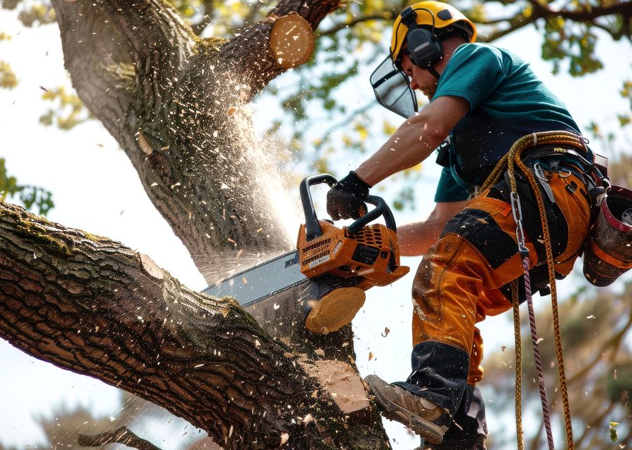 Tree trimming and pruning by Martinez Tree Services in Evanston, IL