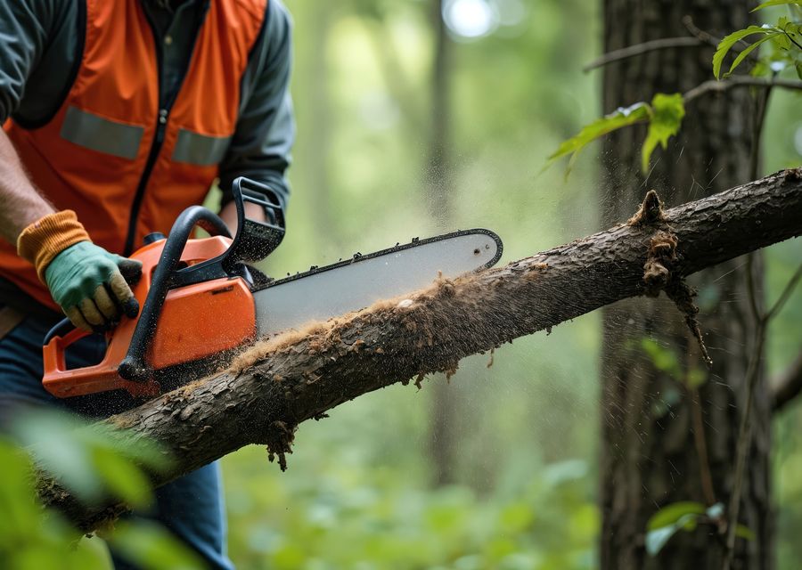 Tree trimming and pruning by North Fork Tree Co LLC in Romeoville, IL