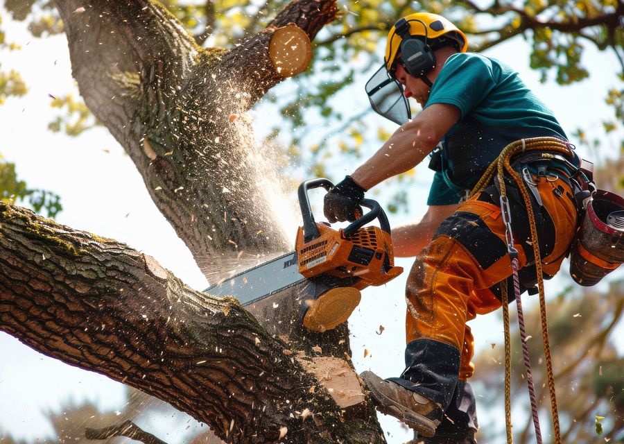 Tree trimming and pruning by Okula Tree & Shrub Care in Oak Park, IL
