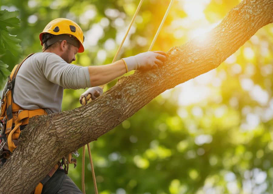 Tree trimming and pruning by B & A Tree Service in Eustis, FL
