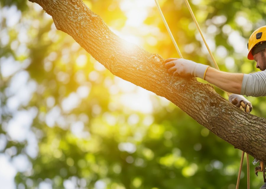 Tree trimming and pruning by Mahwah Tree Corporation in La Vista, NE
