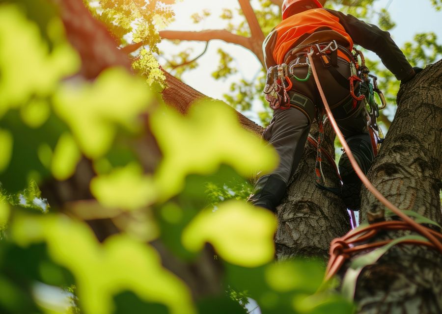 Tree trimming and pruning by Jones Tree & Lawn, Inc. in Gallitzin, PA