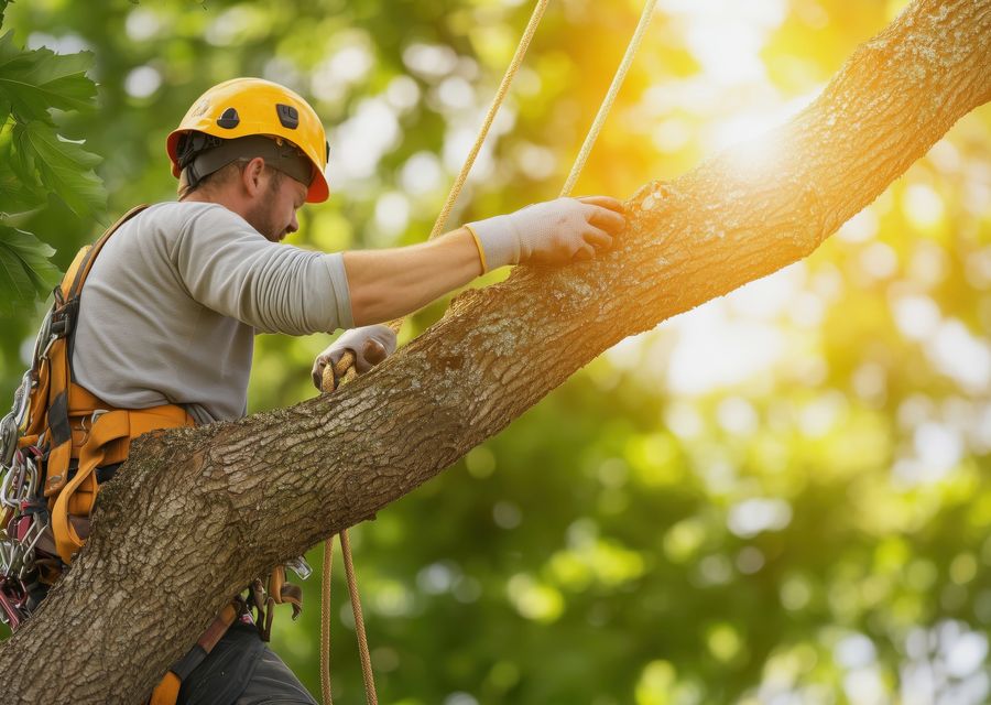 Tree trimming and pruning by J. S. Construction & Tree Services in Scottdale, GA