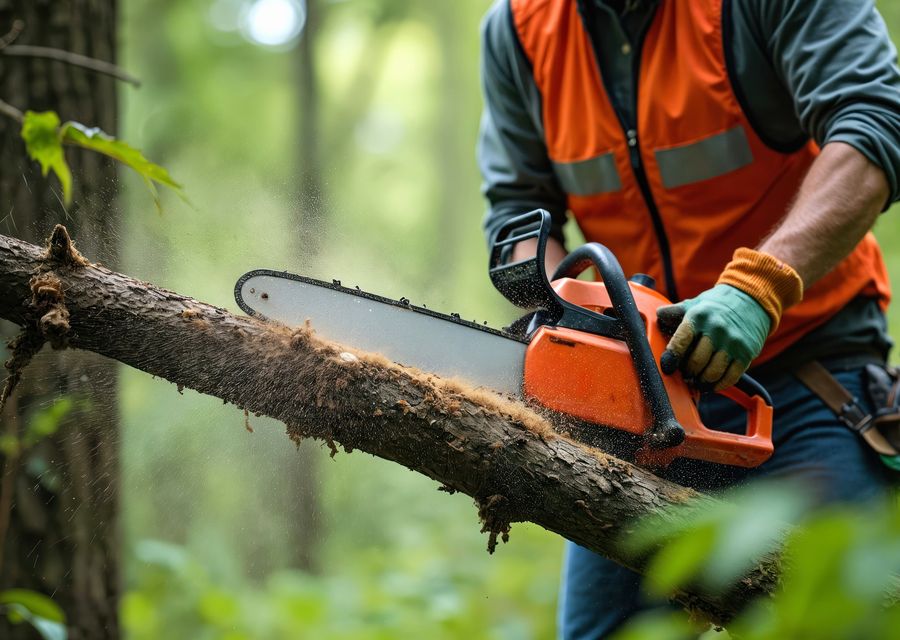 Tree trimming and pruning by Hernandez Tree Experts in Lithonia, GA