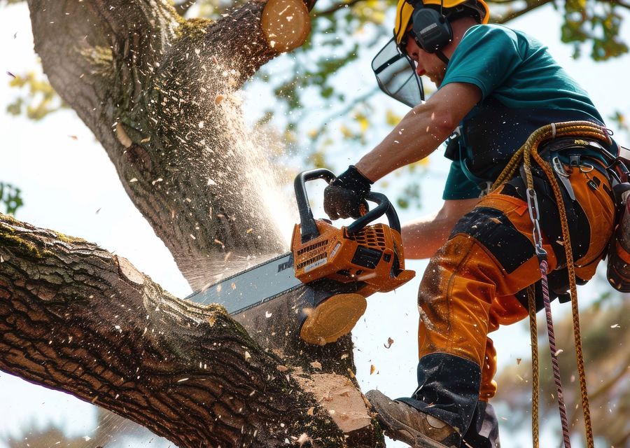 Tree trimming and pruning by Tree Service Corp in Hinsdale, IL
