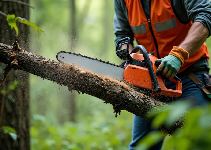 Tree trimming and pruning by Howie's C & H Tree Service, Inc. in Peachtree Corners, GA