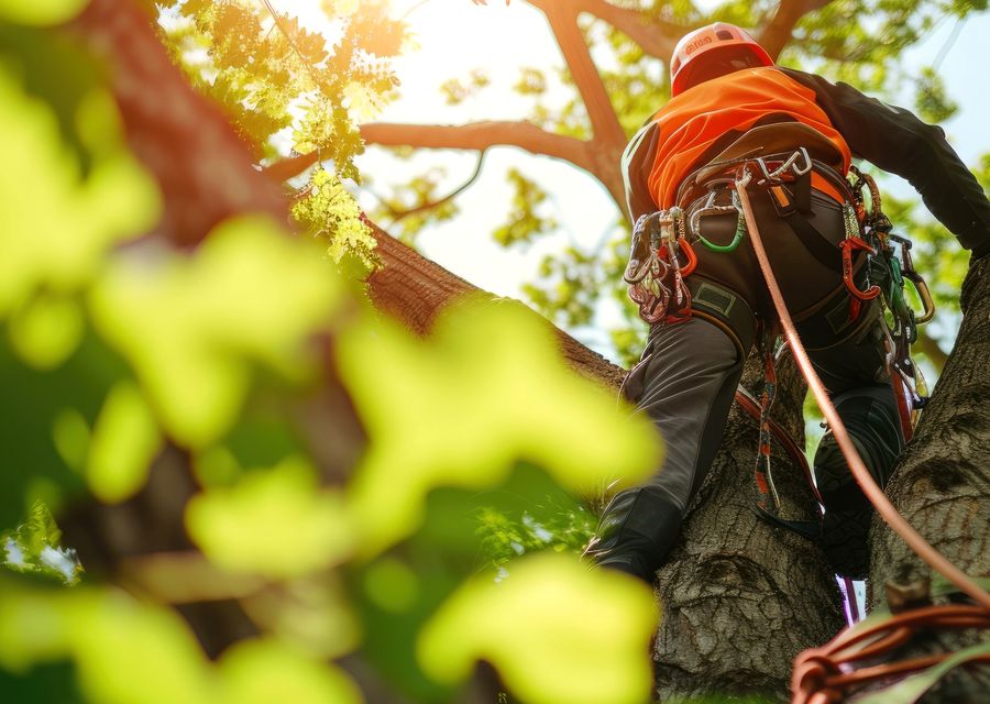 Tree service project by Luceros Landscaping & Tree Services in Oak Lawn, IL