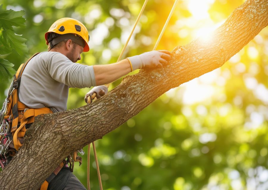 Tree service project by Red Maple Tree Services Corp in Zion, IL