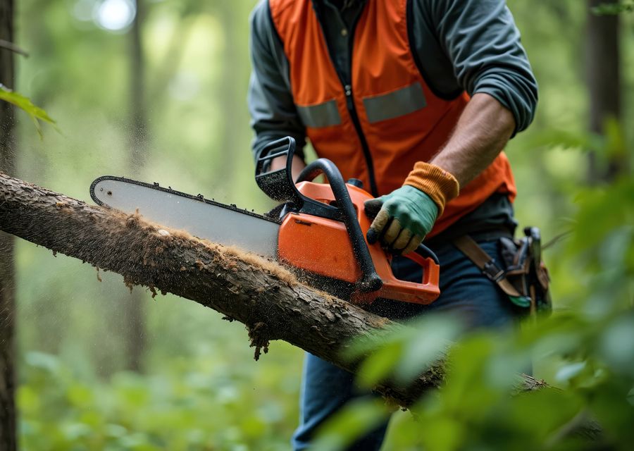 Tree service project by Princeton Tree Care in Raymond, NH