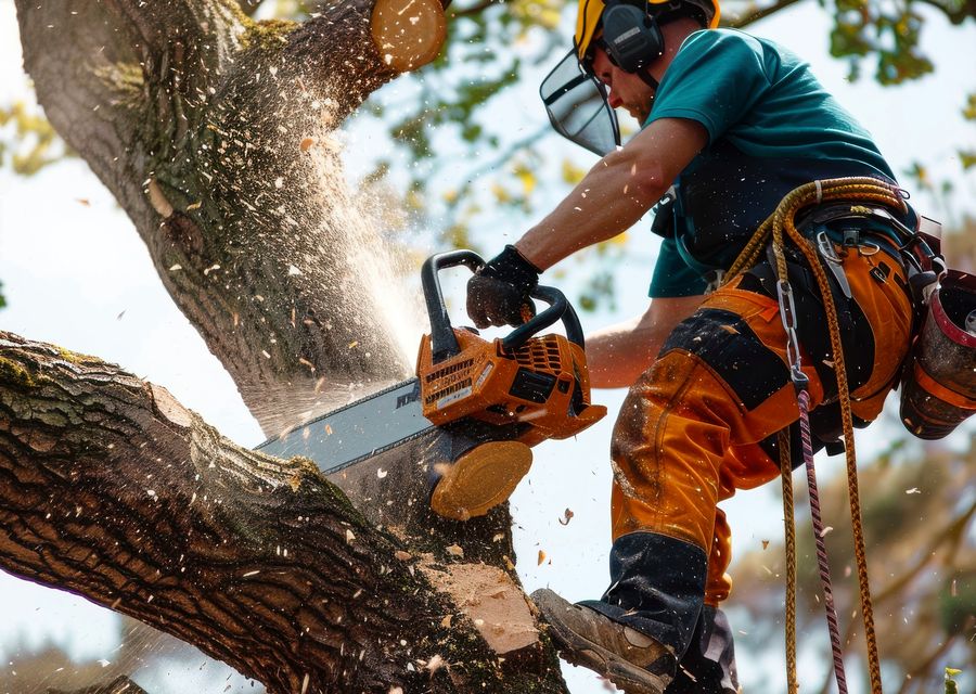 Tree service project by C & J Bros Landscaping in Orlando, FL