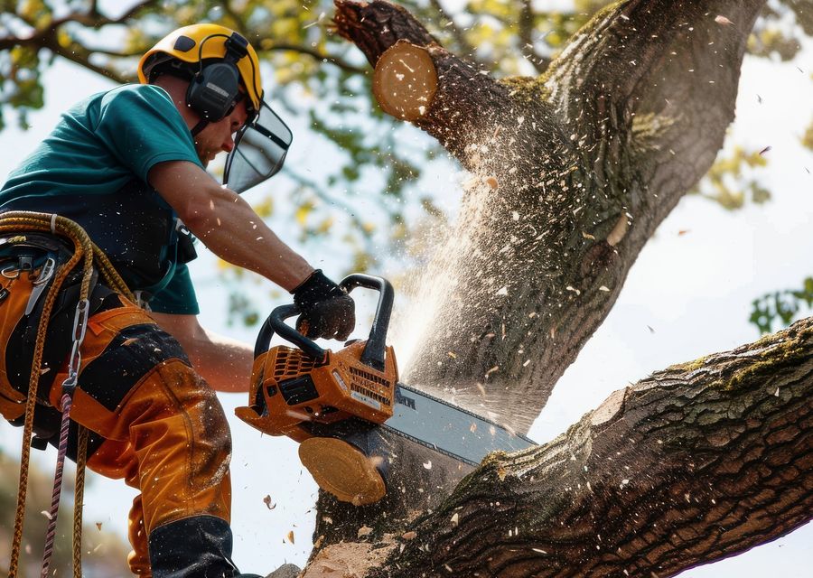 Tree service project by Five Star Tree & Landcaping Services in Austell, GA