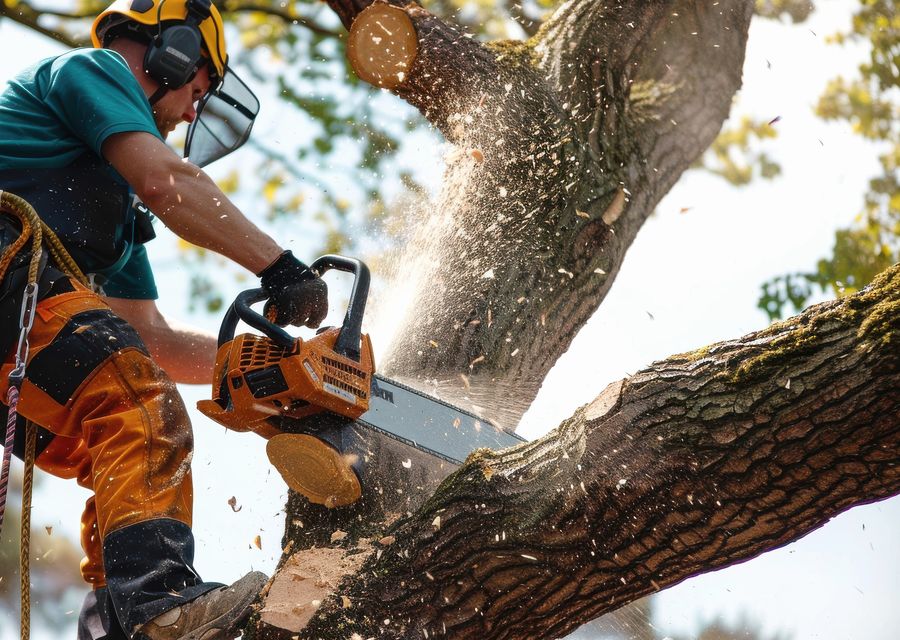 Tree service project by Sunrise Tree Service in Leander, TX