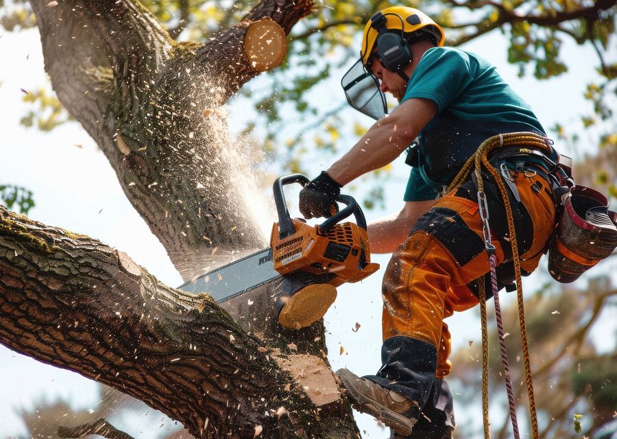Tree service project by L Family Tree Care in Mars Hill, NC