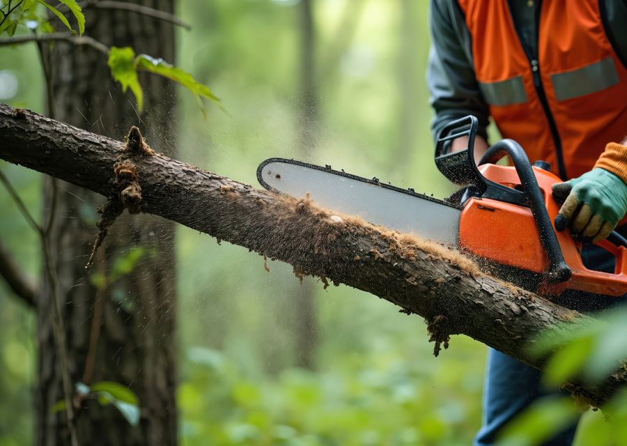 Tree service project by Meinhart's Tree Service in Springfield, NE