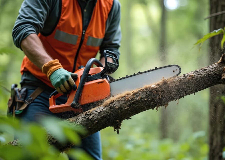 Tree service project by John Egart's Tree Service in Springfield, PA