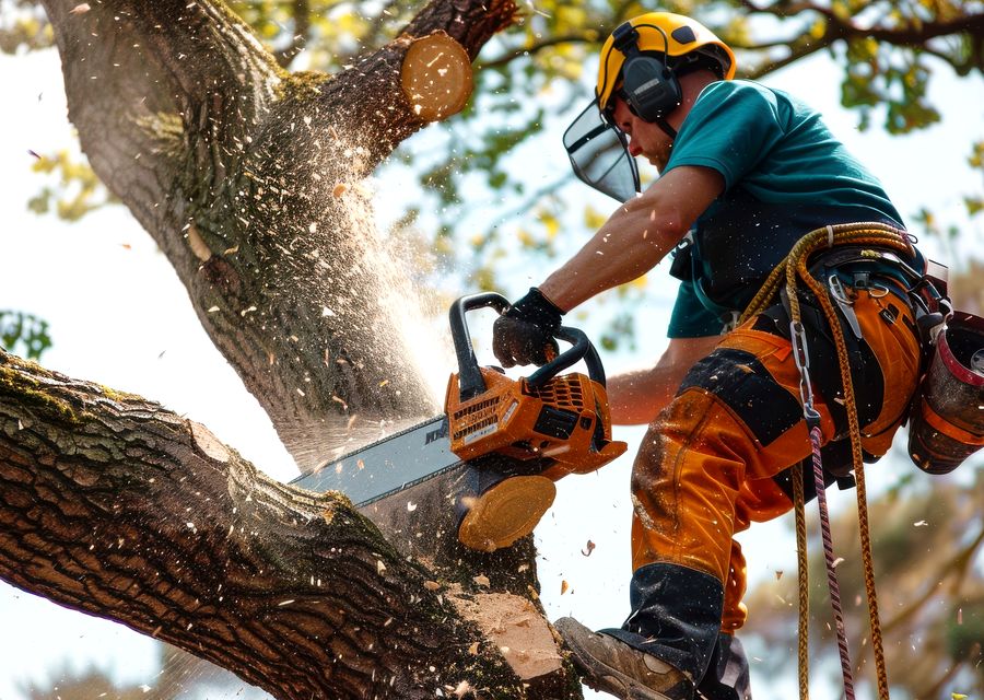 Tree service project by American Arbor Care in Annville, PA