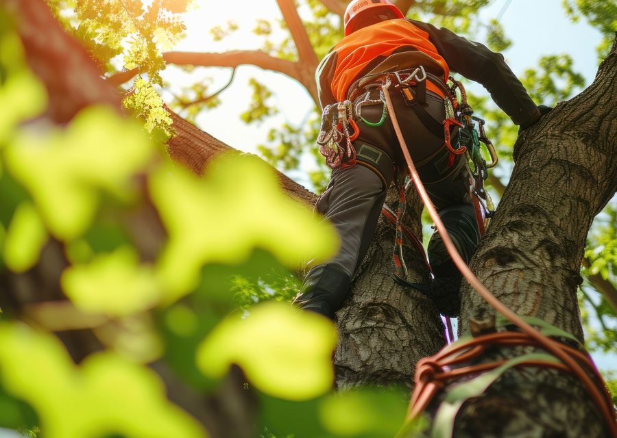 Tree service project by Excel Tree Service in North Woodbury, PA