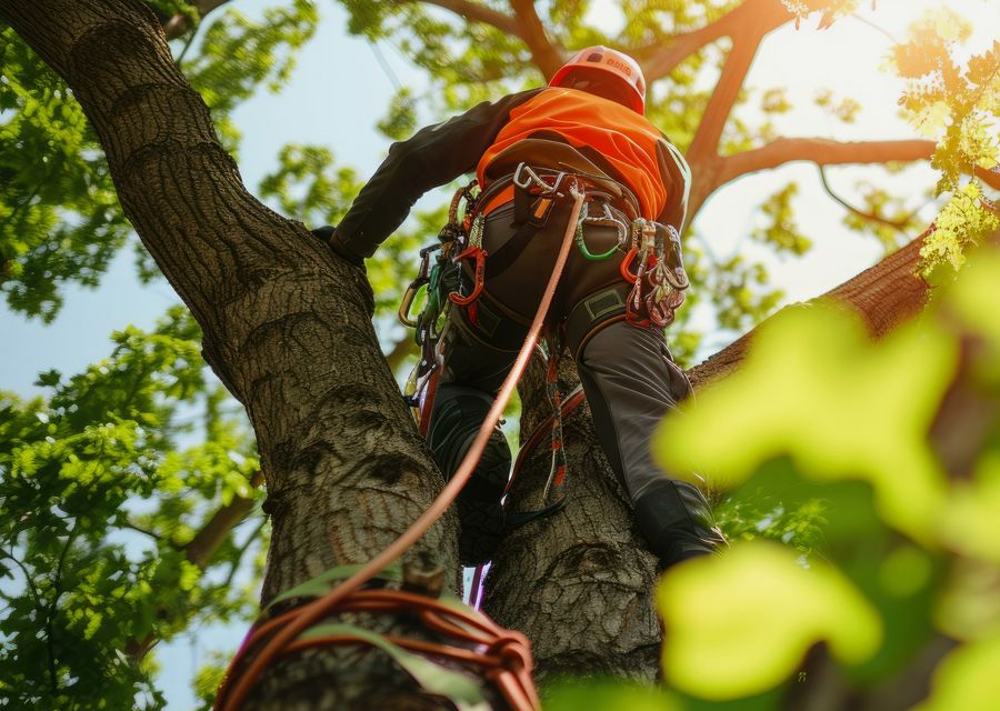 Tree service project by P K Tree Services in Winnetka, IL