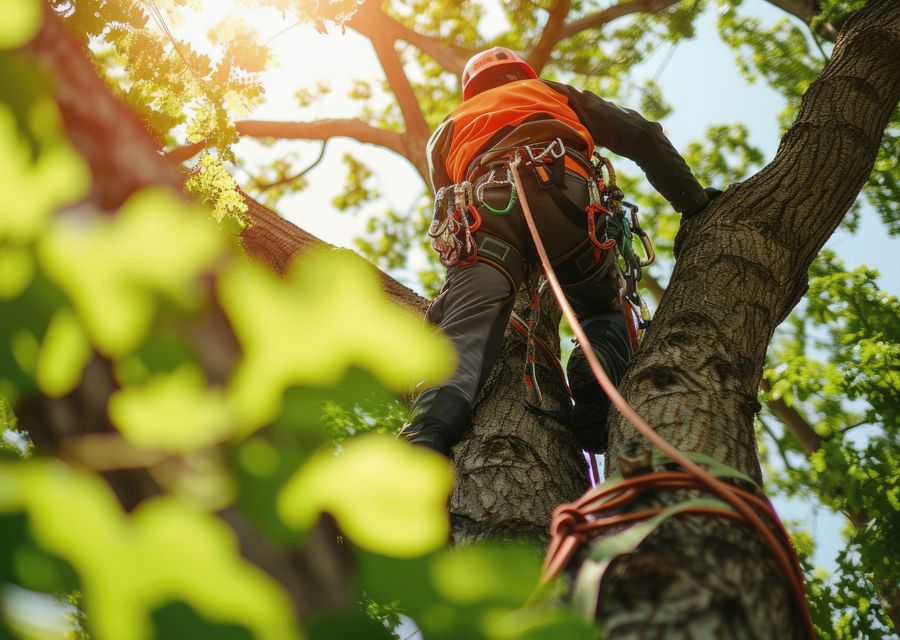 Tree service project by Quality Pro Tree Service & Removal in Des Plaines, IL