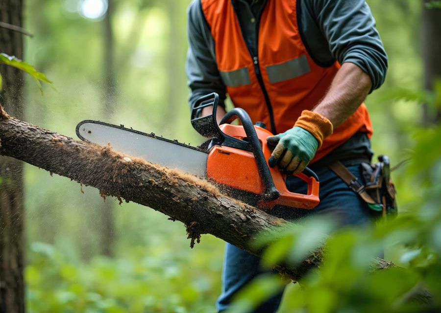 Tree service project by Precision Tree Service in Park Ridge, IL